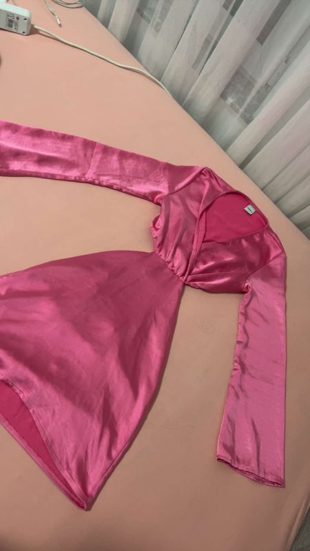 Zebra fashion Pink dress  2