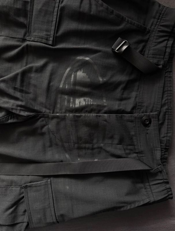 Corteiz Tripple Black Cargo Pants 3
