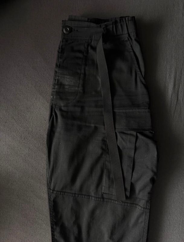 Corteiz Tripple Black Cargo Pants 2