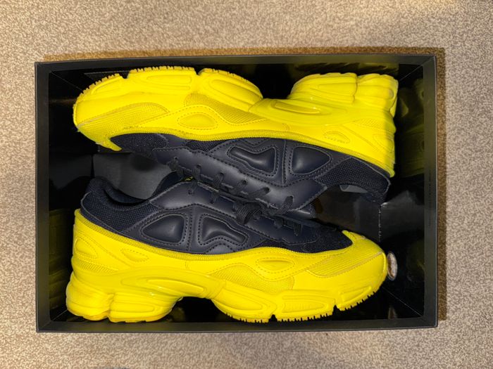 Adidas X Raf Simons Ozweego Navy and Yellow 1