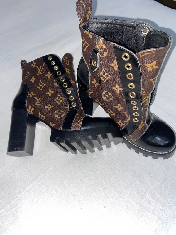 Louis Vuitton high heel boots 1