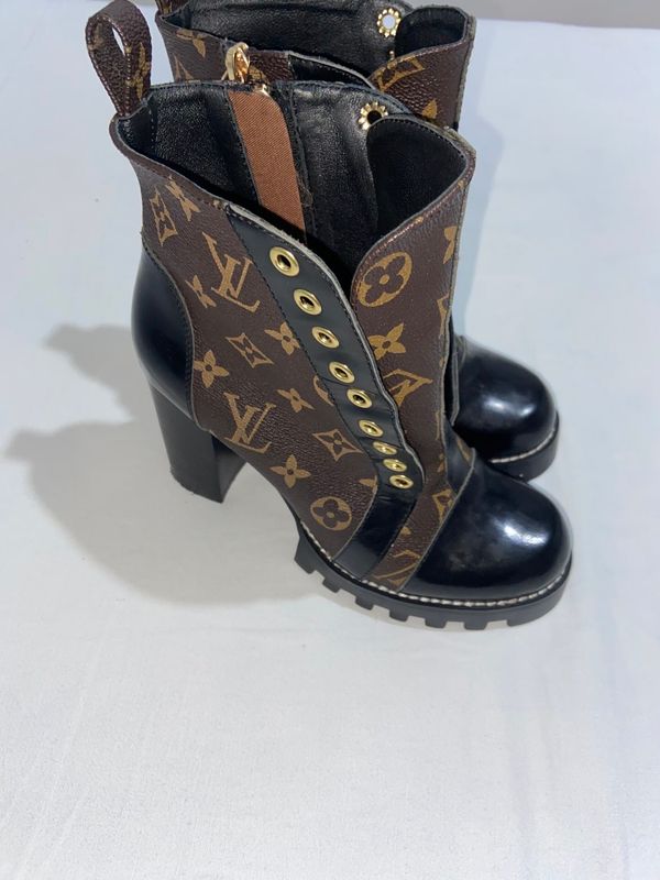 Louis Vuitton high heel boots 4
