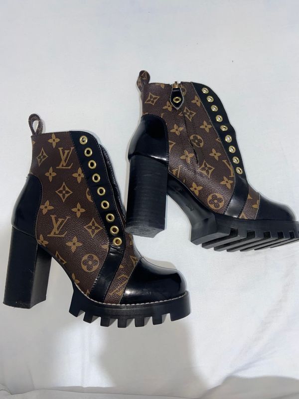 Louis Vuitton high heel boots 2