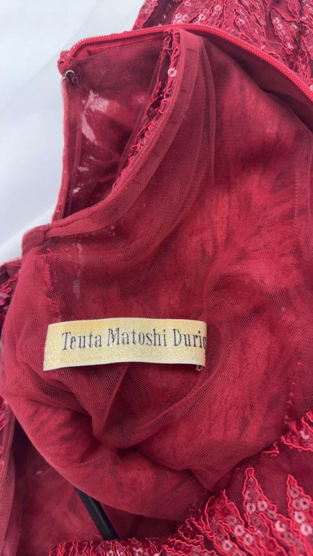 Red Long Dress-Teuta Matoshi 3