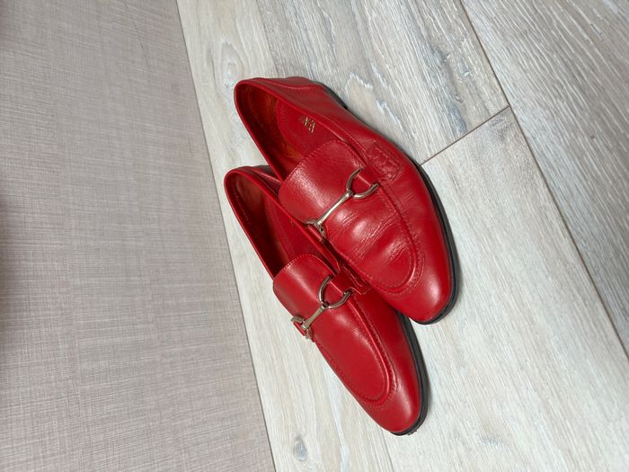Zara red shoes 1