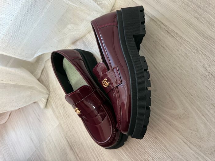 Burgundy Patent Loafers 2