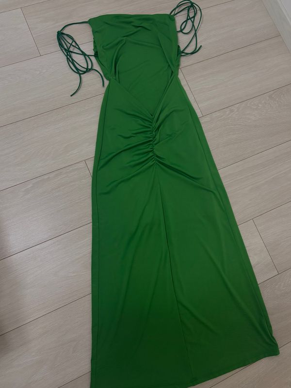 Backless Green Dress 2
