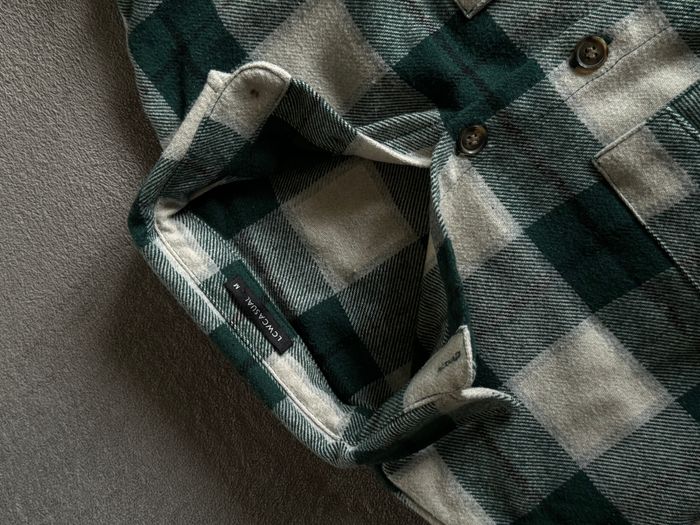 LC Waikiki green and white plaid flannel 4