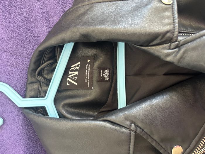 Zara leather jacket 3