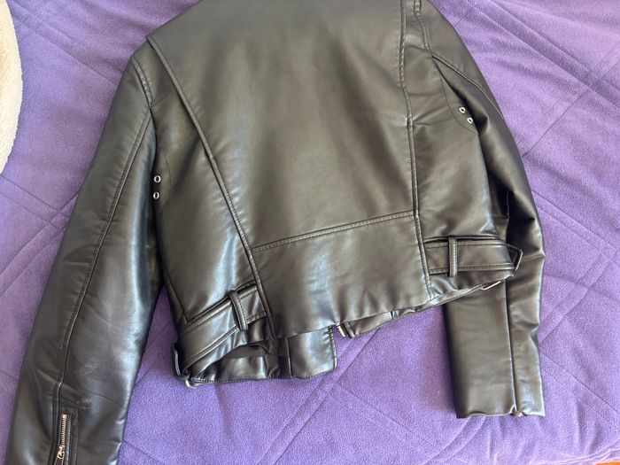Zara leather jacket 2