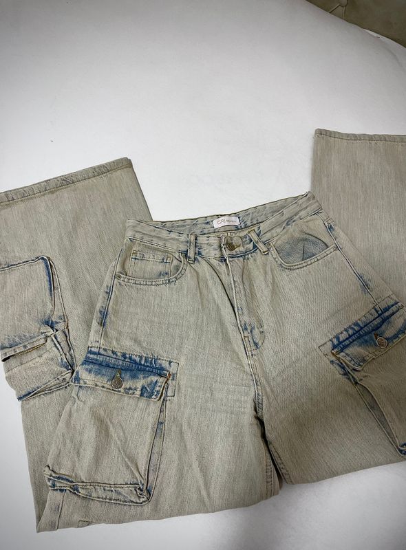 Cargo denim jeans 2