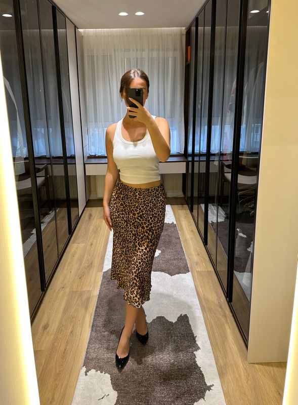 Nanushka Leopard Print Skirt 2