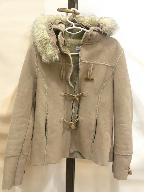 Beige Fur-Lined Jacket  1