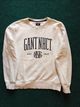 GANT  -  Eggshell White Crew Neck Sweatshirt 4