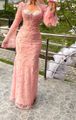 Fustan elegant për dasma i punuar me punë dore. 1