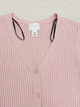Pink Ribbed H&M Cardigan 2