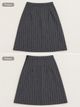 Gray Striped Skirt 1