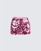 Pink Sequin Skirt 1