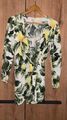 H&M Tropical Print V-Neck Romper 1