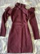 Fustan elegant Burgundy – Madhësia L 1