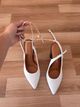 White pointed heels  4