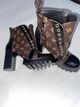 Louis Vuitton high heel boots 1
