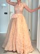 Teuta Matoshi Peach Long Dress 3