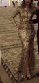 Long Gold Dress by Teuta Matoshi Duriqi 3