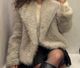 Faux Fur Jacket ZW Collection - Zara 1