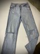 Ripped straight  jeans 1