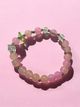 Cute Pink and Pastel Beaded Bracelet 1