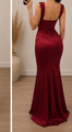 Burgundy Dress 3