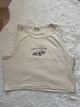 Pull&Bear Beige Crop Top 1